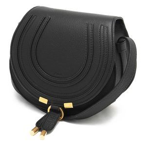 Chloe Mercy Small Shoulder Bag Leather Black